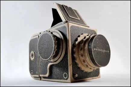 Camera în stil vintage realizate din carton