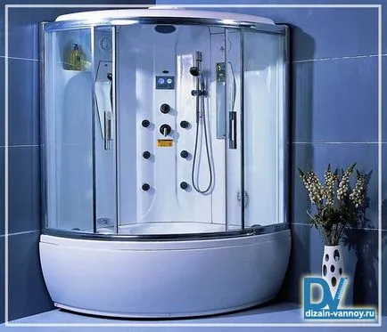 A hidromasszázs boxok (zuhanyzó) káddal - kombinált zuhany