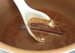 Forró csokoládé multivarka lépésről lépésre recept fotókkal, készen multivarka