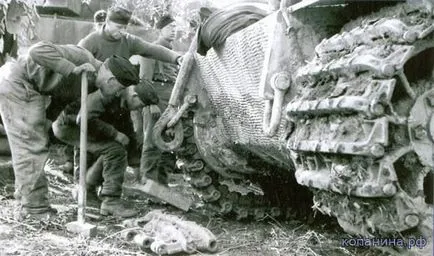 Hernyók a tartály - a tigris - lőszer és felszerelés - cikkek - Katonai régészet, történelem