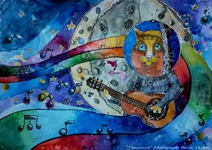 Az eredmények a gyermekek rajzverseny „Moon Cat” 2015
