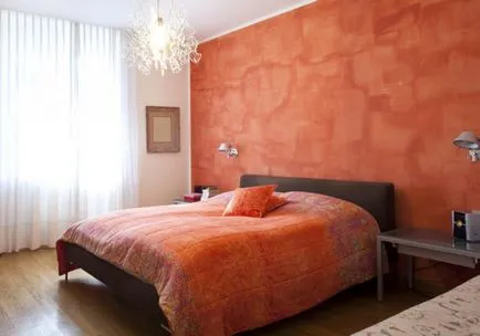 interior dormitor în fotografii color portocaliu și idei de design