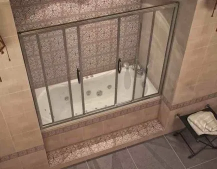 Какво завеса за баня стъкло е по-добре, какви са видовете