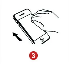Как да се придържаме предпазното фолио на екрана на смартфона