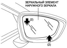 Hogyan szétszedni egy tükör a Mazda CX-5 lépésről lépésre