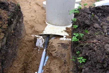 Как да се харчат канализацията под фундамента