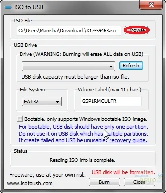 Cum de a crea o unitate flash USB bootabil în nero