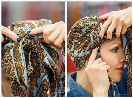 Как да се връзвам шал на главата си