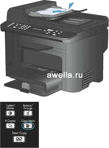 Másolás a HP LaserJet Pro m1536