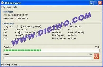 Copiere DVD pe HDD