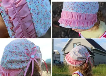 Летни шапки за деца, занаяти