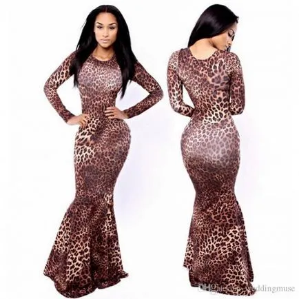 Leopard rochie 2017-2018, rochie la modă