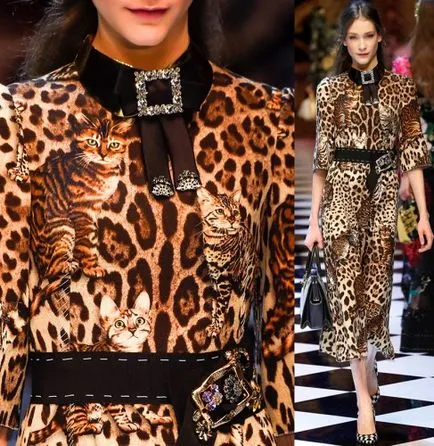 Leopard ruha 2017-2018, divatos ruha