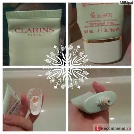 Маска за лице Clarins чиста и сияйна маска с розова глина - «прочистване маска на базата на розово