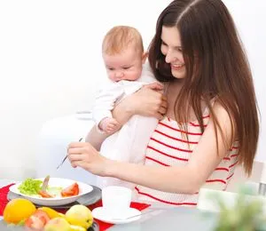 Menü szoptatós anyáknak havi élelmiszer és az étrend