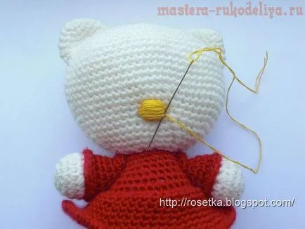 master-class pe tricotat amigurumi Hello Kitty