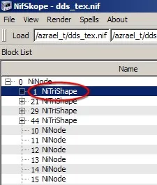 редактиране Modding и променящи се текстури в nifskope