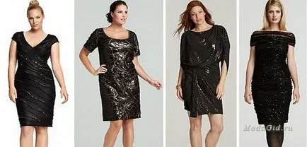 Trendy коктейлни и вечерни рокли за дебелите жени за 2015 г.