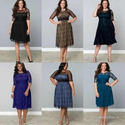 cocktail si rochii de seara Trendy pentru femei grase 2015