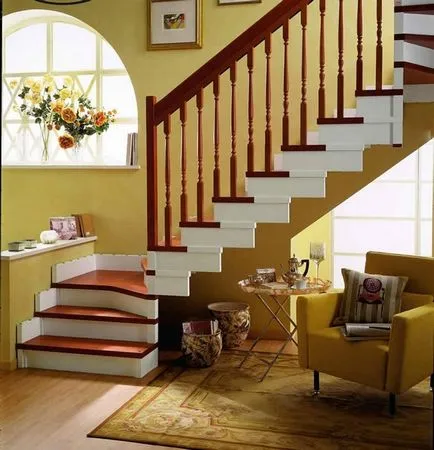 Palánk Photo belül lakás lépcsők, belső lépcső, egy magánházban, saját kezűleg