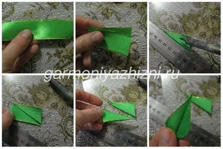 Нарциси kanzashi майсторски клас