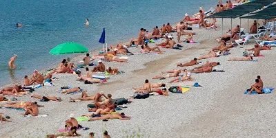 Nudista strand a Koktebel (Krím) fotók, irányok, leírás