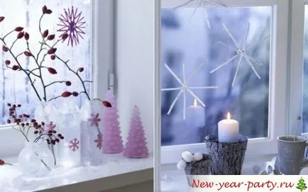 decorațiuni de Crăciun de ferestre, 30 poze idei pentru decorare în 2018!