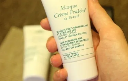 Nuxe creme fraiche 24 óra nyugtató és rehydrating friss maszk vélemények