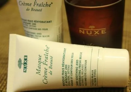 Nuxe creme fraiche 24 óra nyugtató és rehydrating friss maszk vélemények