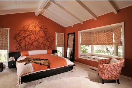 Orange спалня, интериорни снимки - онлайн списание inhomes