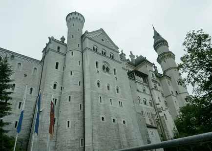 Neuschwanstein kastély, Németország fotó belül, a történelem, hogyan juthat