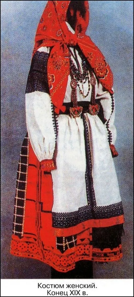Costum pentru femei provincia Voronezh - perunitsa