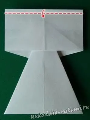 Origami Rochie facut bani cu propriile lor mâini