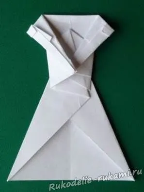 Origami Rochie facut bani cu propriile lor mâini