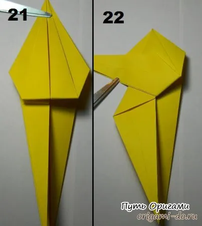 Schema de Origami - păianjen - un mod de origami