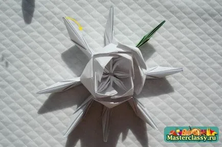 origami virágok