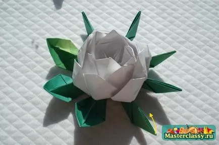 origami virágok