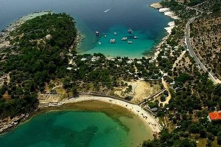 Thassos szigetén Görögországban Resort leírás