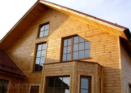 Характеристики на изолация и обработване на дървен материал велпапе къща