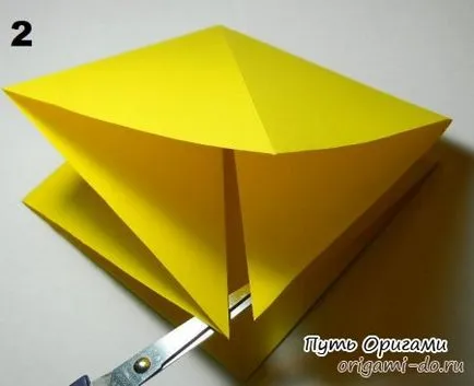 Schema de Origami - păianjen - un mod de origami