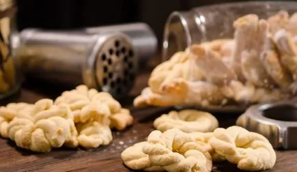 Cookies recept egy húsdaráló egy fotó - egy lépésről lépésre főzés