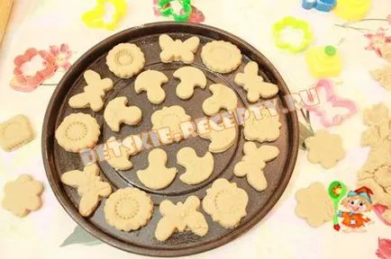 A cookie-k a gyerekek gabona oldható - fénykép recept, gyermek receptek, konyha