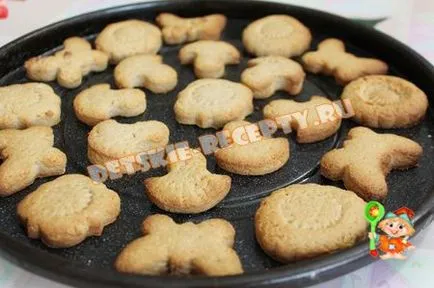 A cookie-k a gyerekek gabona oldható - fénykép recept, gyermek receptek, konyha