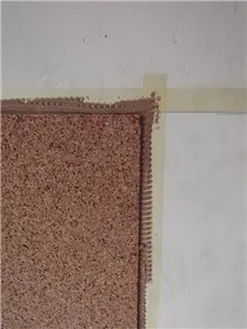 Cork alátét a falon helyett tapéta - Finish „dugó”