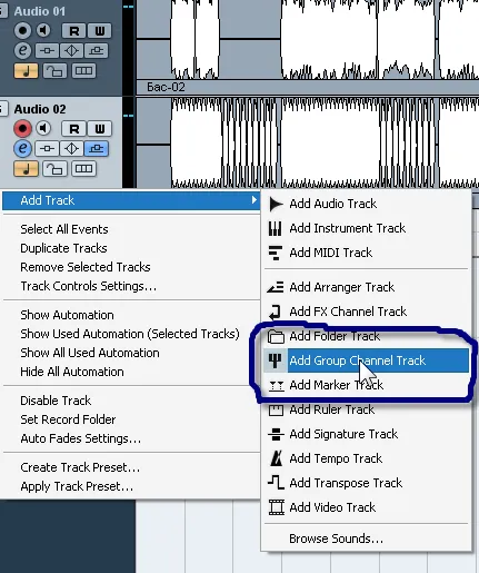 Speciális effektusok kompressziós oldallánc (oldallánc) programot Cubase 5