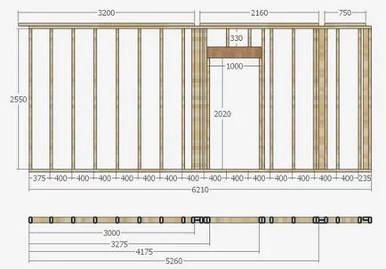 Tervezés frame ház Sketchupban