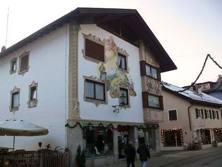Séta a központban a Garmisch-Partenkirchen