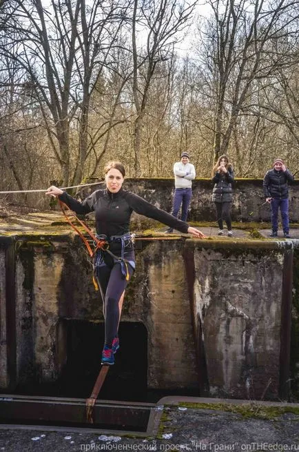 A folytatásban a magasból egy kötélen, ha roupdzhamping szörnyű