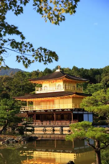 Golden Pavilion в историята Киото, описание, снимка