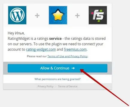 Star Rating wordpress plugint - felső